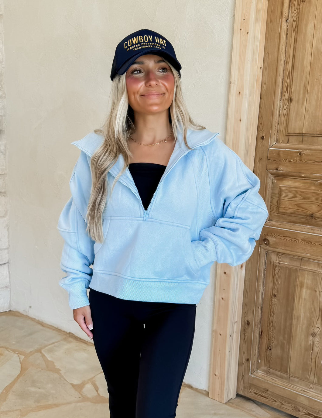 Popular Girl Half Zip