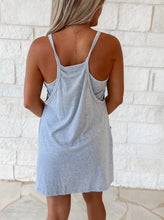 Load image into Gallery viewer, Landry Mini Grey Dress w/ Built In Lining