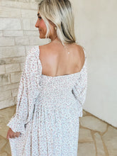 Load image into Gallery viewer, Happiness Awaits Floral Smocked Maxi