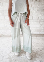 Load image into Gallery viewer, Endless Days Contrast Casual Knit Culottes Pants - Sage