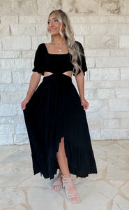 Small Talk Cutout Maxi