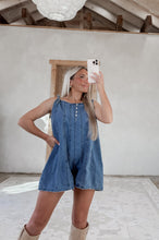 Load image into Gallery viewer, Lilah Denim Romper