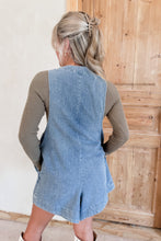 Load image into Gallery viewer, Playful Mood Denim Romper