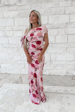 Load image into Gallery viewer, Remie Asymmetrical Rose Floral Maxi Dress - Mauve