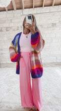 Load image into Gallery viewer, Fly With Me Bubblegum Terry Knit Pants