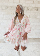 Load image into Gallery viewer, Happiness Awaits Floral Mini Dress