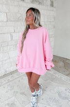 Load image into Gallery viewer, Jass Oversized Scuba Sweatshirt - Pink