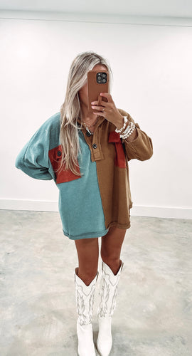 Hannah Colorblock Sweater