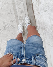 Load image into Gallery viewer, Total Shocker Hi-Rise Denim Shorts