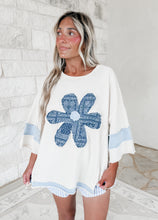 Load image into Gallery viewer, Indie Daisy Patch Washed Terry Top