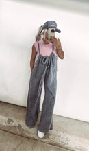 Load image into Gallery viewer, Perfect Piece Charcoal Jumpsuit