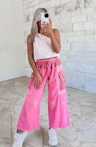 Vibe Check Crochet Cargo Pants