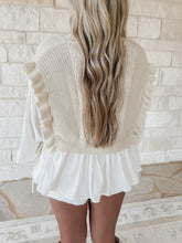 Load image into Gallery viewer, Elle Knitted Vest &amp; Blouse - Natural