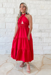 Living A Dream Red Maxi (FINAL SALE)