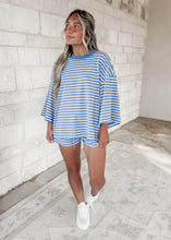 Load image into Gallery viewer, Oakland Striped Boxy Short Set
