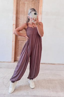 Emersyn Mocha Jumpsuit