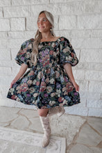 Load image into Gallery viewer, Simply Breathless Brocade Corset Tapestry Mini Dress