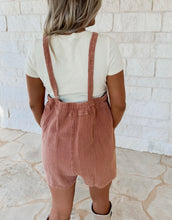 Load image into Gallery viewer, Tatum Mocha Overall Romper