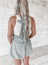 Load image into Gallery viewer, On Good Terms Dark Olive Bubble Overall Romper