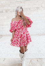 Load image into Gallery viewer, Darcy Floral Tiered Mini Dress (FINAL SALE)