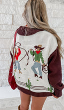 Load image into Gallery viewer, Cowgirl Knit Zip-Up Cardigan