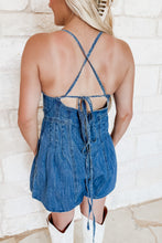 Load image into Gallery viewer, Western Wish Denim Romper