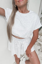 Load image into Gallery viewer, Sidewalk Skips Two Piece Casual Skort Set - White Melange