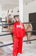 Load image into Gallery viewer, Howdy Mockneck Sweatshirt - Red