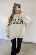 Load image into Gallery viewer, Pilates/Yoga Reversible Mockneck Sweatshirt - Brown