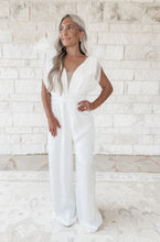Load image into Gallery viewer, The Night Before Tule White Jumpsuit