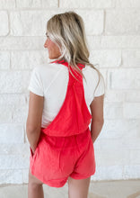 Load image into Gallery viewer, Gigi Red Overalls (restock)