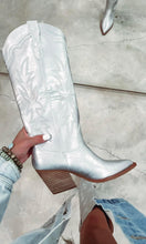 Load image into Gallery viewer, Major Moment Silver Boots