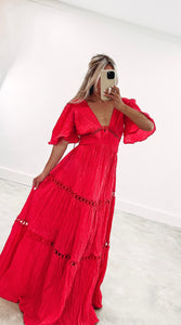 European Destination Red Maxi (FINAL SALE)