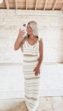 Load image into Gallery viewer, A Taste of The Coast Crochet Skirt Set - Beige