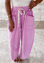 Load image into Gallery viewer, Here We Go Balloon Shaped Washed Terry Pants