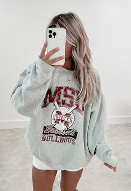 MSU Bulldogs Baseball Sweatshirt