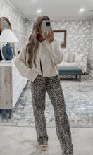 Load image into Gallery viewer, My Lucky Star Leopard Relaxed Straight Leg Jeans