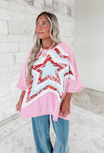 Load image into Gallery viewer, Lucky Star Patch Mineral Washed Top
