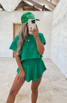 Friday Fit Green Skort Set