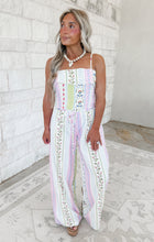 Load image into Gallery viewer, Golden Daydream Multi Print Smocked Cami Top &amp; High Waist Wide Leg Pants