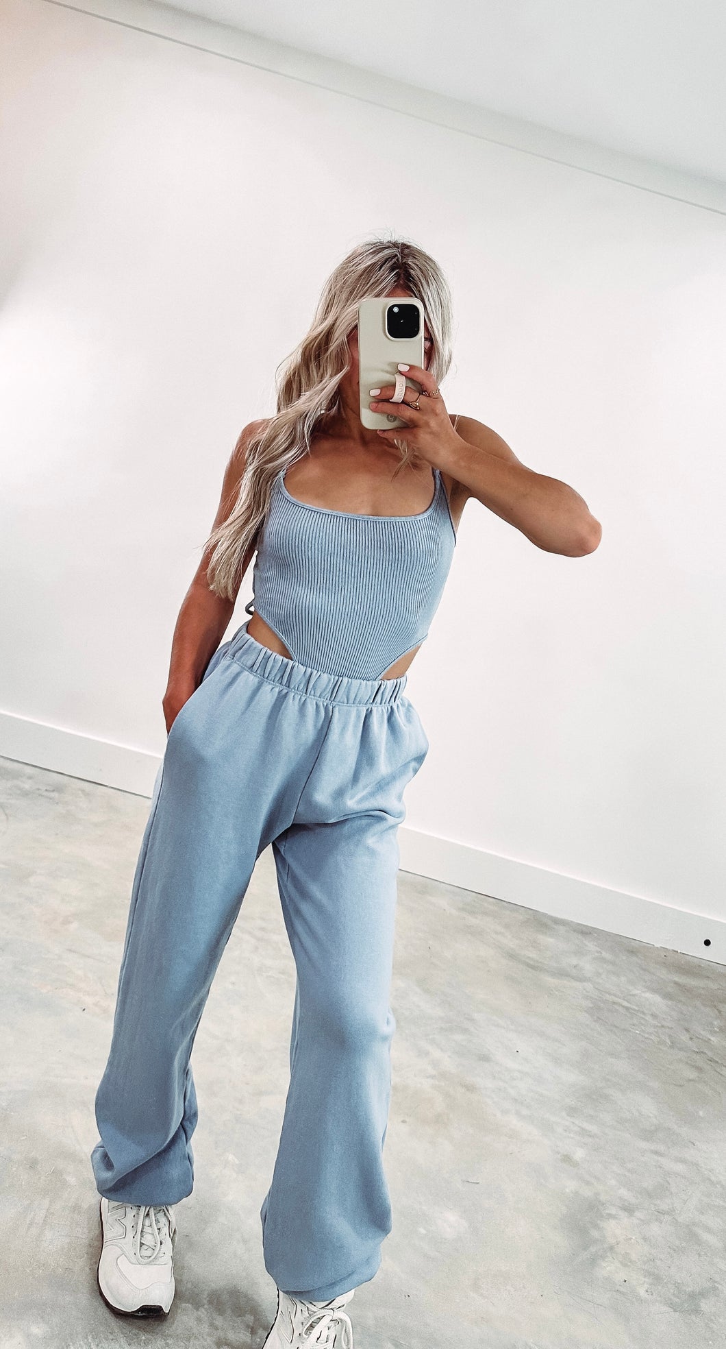 Sydney Lt. Grey Jogger Set