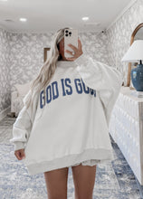 Load image into Gallery viewer, Jesus/God Is Good Reversible Mockneck Sweatshirt