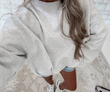 Load image into Gallery viewer, Good Call Blouson Cropped Pullover Sweatshirt