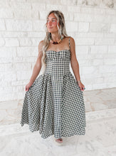 Load image into Gallery viewer, Willa gingham midi