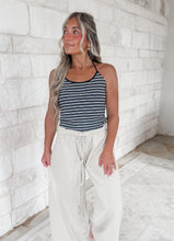 Load image into Gallery viewer, Lennox Halter Top - Navy Multi