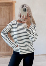 Load image into Gallery viewer, Winnie Striped Top - navy/white (FINAL SALE)