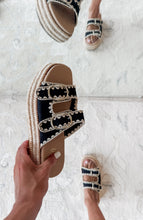 Load image into Gallery viewer, Heidi Black Sandals
