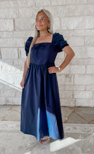 Load image into Gallery viewer, Wish You Well Navy Midi