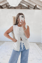 Load image into Gallery viewer, Meet Me For Lunch Button Down Knit Vest - H. Grey