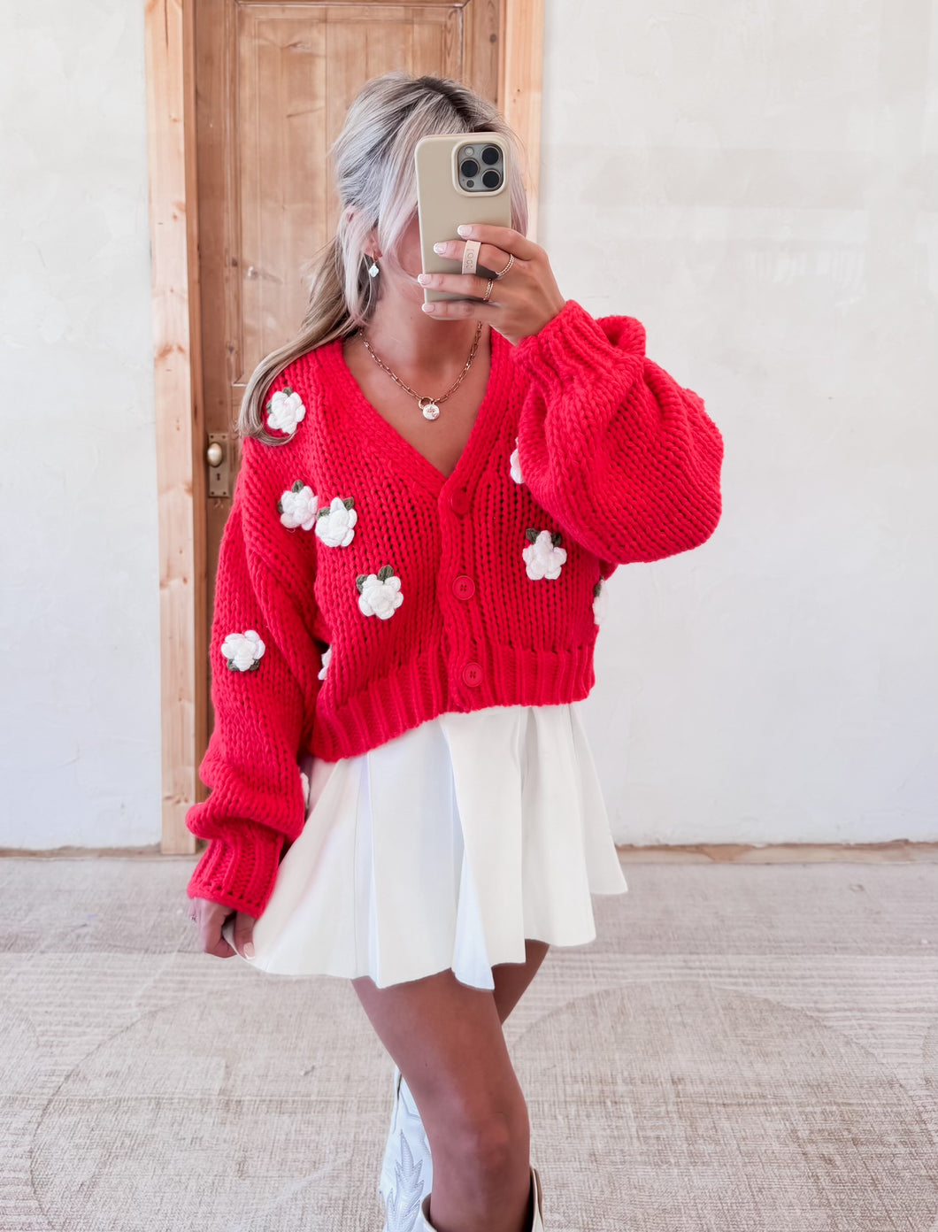 Wild Child Rose Cardigan